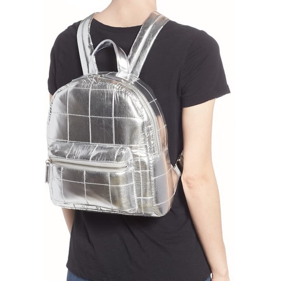 Bags Nyc Underground Metallic Mini Backpack Poshmark